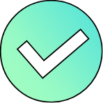 読み取り完了チェックイメージ